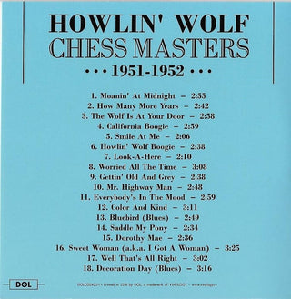 Howlin' Wolf : Chess Masters 1951-1963 (CD, Album, RE + CD, Album, RE + CD, Album, RE + CD)