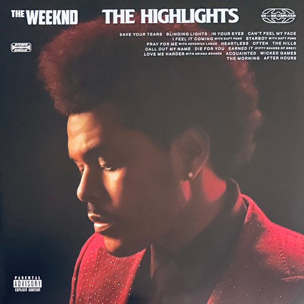 The Weeknd : The Highlights (2xLP, Comp, Ltd, Red)