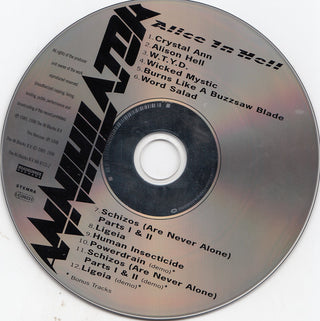 Annihilator (2) : Alice In Hell (CD, Album, RE, RM, RP, Arv)