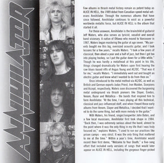 Annihilator (2) : Alice In Hell (CD, Album, RE, RM, RP, Arv)