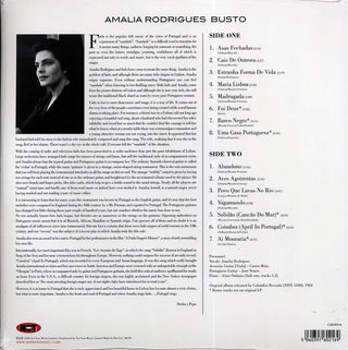 Amália Rodrigues : Busto (LP, Album, RE)
