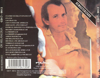 Silvio Rodríguez : Oh! Melancolía (CD, Album, RE)