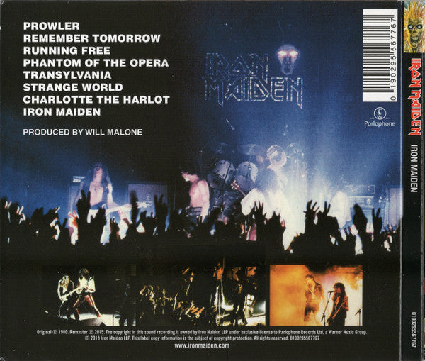 Iron Maiden : Iron Maiden (CD, Album, RE, RM, Dig)