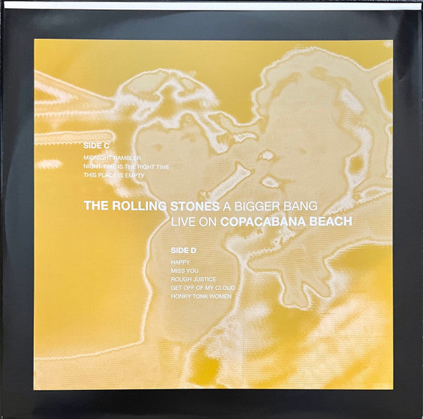 The Rolling Stones : A Bigger Bang - Live On Copacabana Beach (LP, Gre + LP, Yel + LP, Blu + Album, Ltd)
