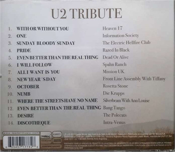 Various : U2 Tribute (CD, Comp)