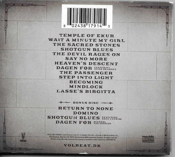 Volbeat : Servant Of The Mind (2xCD, Album, Ltd)