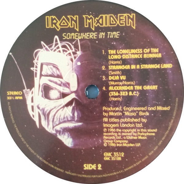 Iron Maiden : Somewhere In Time (LP, Album, RE, RM, 180)