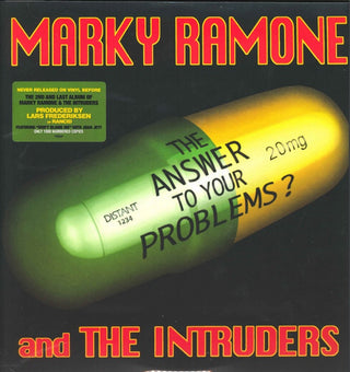 Marky Ramone And The Intruders : The Answer To Your Problems? (LP, Ltd, Num, RE, RM)