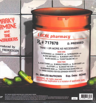 Marky Ramone And The Intruders : The Answer To Your Problems? (LP, Ltd, Num, RE, RM)