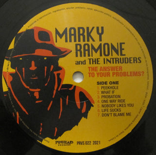 Marky Ramone And The Intruders : The Answer To Your Problems? (LP, Ltd, Num, RE, RM)