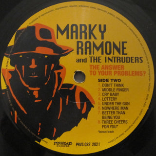 Marky Ramone And The Intruders : The Answer To Your Problems? (LP, Ltd, Num, RE, RM)