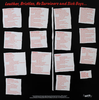 G.B.H. : Leather, Bristles, No Survivors And Sick Boys... (LP, Comp, RE)