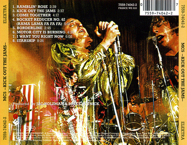 MC5 : Kick Out The Jams (CD, Album, RE, RP)