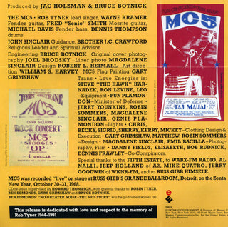 MC5 : Kick Out The Jams (CD, Album, RE, RP)