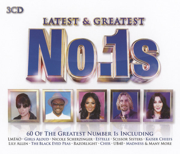 Various : Latest & Greatest No.1s (3xCD, Comp, Mono, Box)