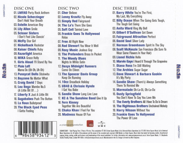 Various : Latest & Greatest No.1s (3xCD, Comp, Mono, Box)
