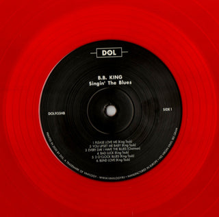 B.B. King : Singin' The Blues (LP, Album, Red)