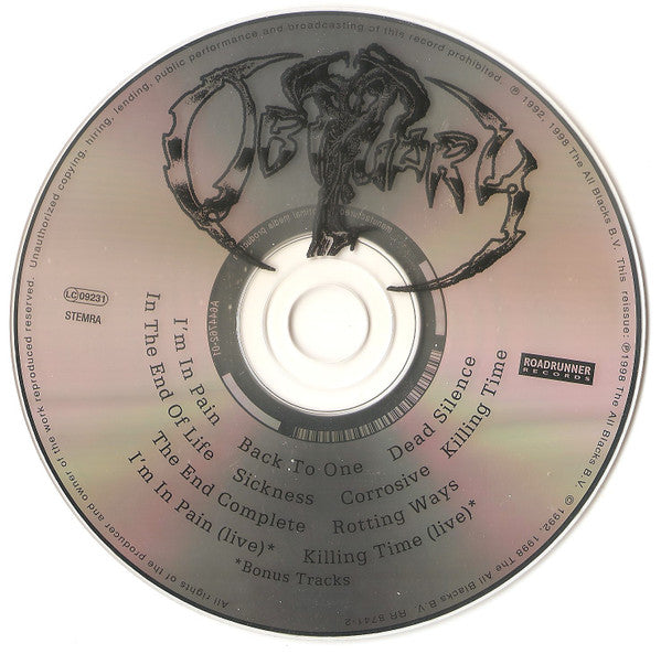 Obituary : The End Complete (CD, Album, RE, RM, RP)