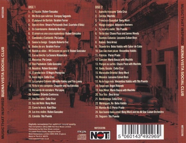 Various : Music That Inspired Buena Vista Social Club (2xCD, Comp, RM)