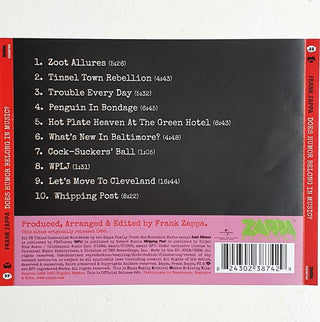 Frank Zappa : Does Humor Belong In Music? (CD, Album, RE, RM, Arv)