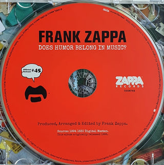 Frank Zappa : Does Humor Belong In Music? (CD, Album, RE, RM, Arv)
