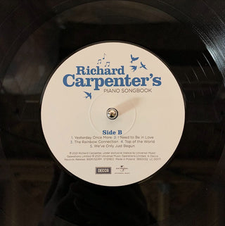 Richard Carpenter : Richard Carpenter's Piano Songbook (LP, Album)