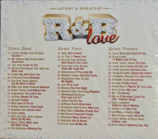 Various : Latest & Greatest: R&B Love (3xCD, Comp)