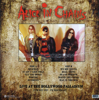 Alice In Chains : Live At The Hollywood Palladium (15th Dec 1992 FM Broadcast) (LP, Ltd, Unofficial)