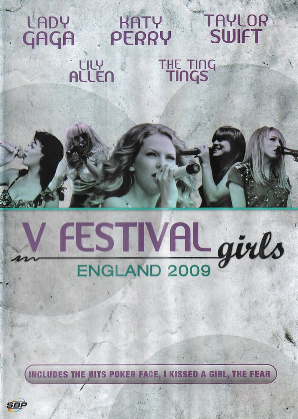 Lady Gaga, Katy Perry, Taylor Swift, Lily Allen, The Ting Tings : V Festival Girls - England 2009 (DVD-V, Unofficial, NTSC)