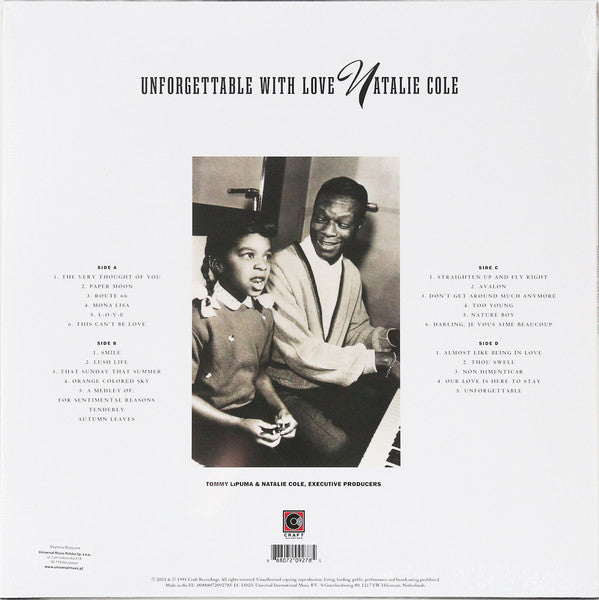Natalie Cole : Unforgettable With Love (2xLP, Album, RE, RM, 180)