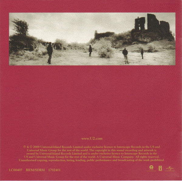 U2 : The Unforgettable Fire (CD, Album, RM, RP)