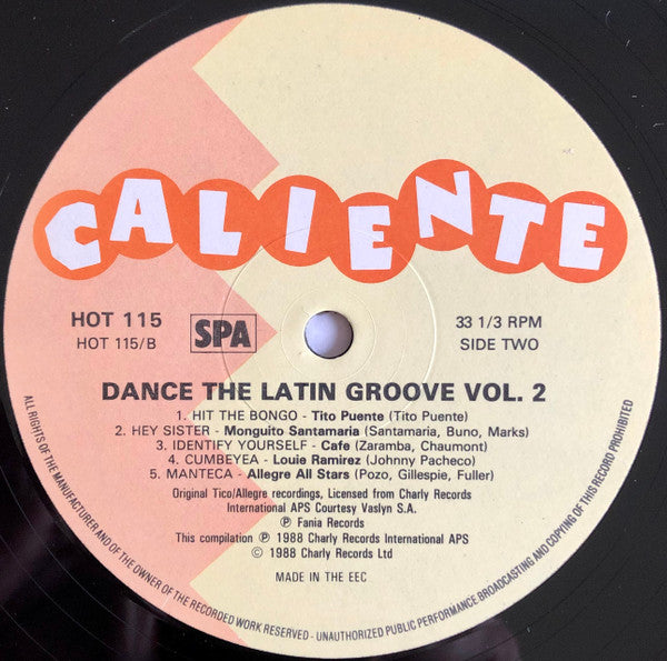 Baz Fe Jazz : Dance The Latin Groove 2 (LP, Comp)
