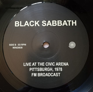 Black Sabbath : Live At The Civic Arena, Pittsburgh 1978 FM Broadcast (LP, Ltd, Unofficial)