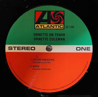 Ornette Coleman : Ornette On Tenor (LP, Album, RE)