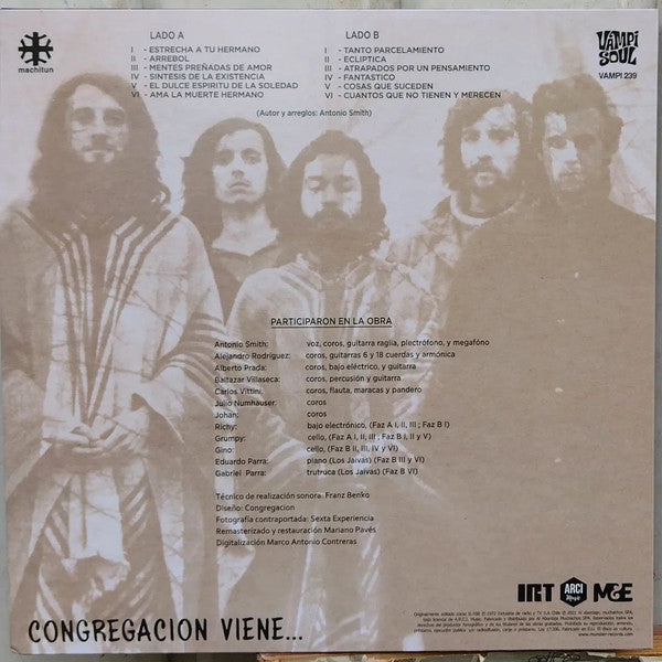Congregacion : Congregacion Viene... (LP, Album, Mono, RE, RM + 7", Single)
