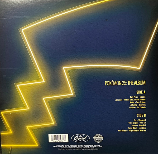 Various : Pokémon 25: The Album  (LP, Album, Comp, Ltd, Red)