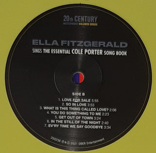 Ella Fitzgerald : Sings The Essential Cole Porter Song Book (LP, Comp, Ltd, Yel)