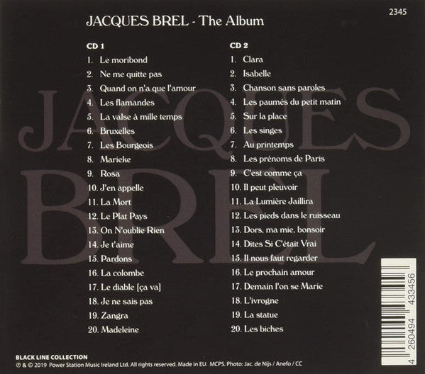 Jacques Brel : The Album (2xCD, Album, Comp)