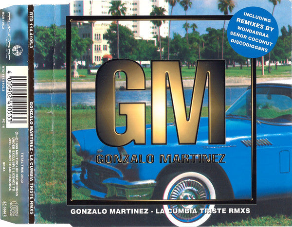Gonzalo Martinez : La Cumbia Triste Rmxs (CD, Maxi)