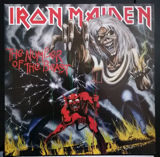 Iron Maiden : The Number Of The Beast (LP, Album, RE, RM, 180)