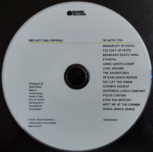 Red Hot Chili Peppers : I'm With You (CD, Album, RE)