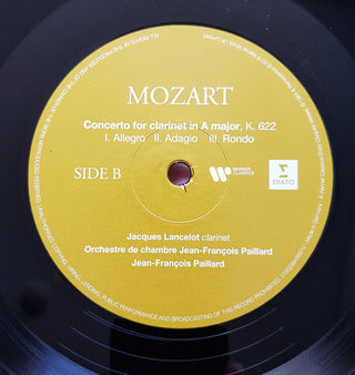 Wolfgang Amadeus Mozart - Jean-Pierre Rampal & Lily Laskine, Jacques Lancelot, Orchestre De Chambre Jean-François Paillard, Jean-François Paillard : Concerto Pour Flute & Harpe En Do Majeur, K. 297c, Concerto Pour Clarinette En La Majeur, K. 622 (LP, RM, 180)