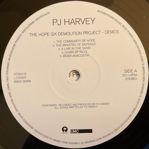 PJ Harvey : The Hope Six Demolition Project - Demos (LP, Album)