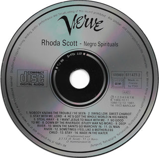 Rhoda Scott : Negro Spirituals (CD, Comp)