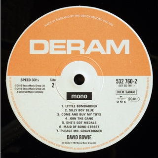 David Bowie : David Bowie (LP, Mono + LP + Album, RE, RM, 180)