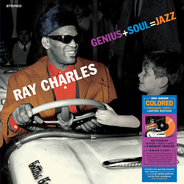 Ray Charles : Genius + Soul = Jazz (LP, Album, Ltd, RE, Ora)