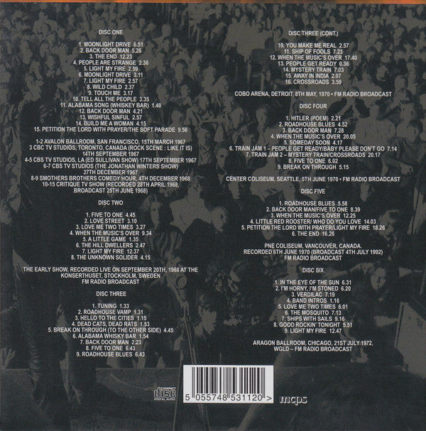 The Doors : Break On Through Live 1967-1972 (Box, Comp, Unofficial + 6xCD)