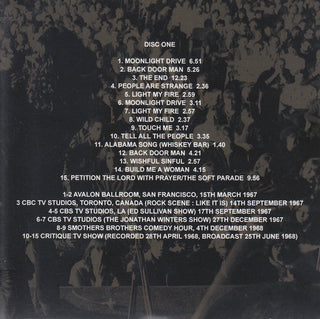 The Doors : Break On Through Live 1967-1972 (Box, Comp, Unofficial + 6xCD)