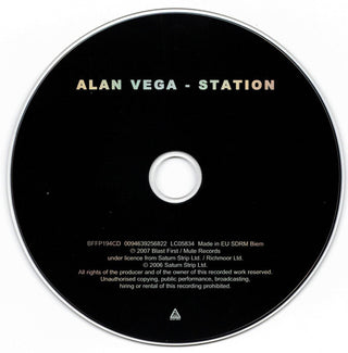 Alan Vega : Station (CD, Album, RP, Opt)