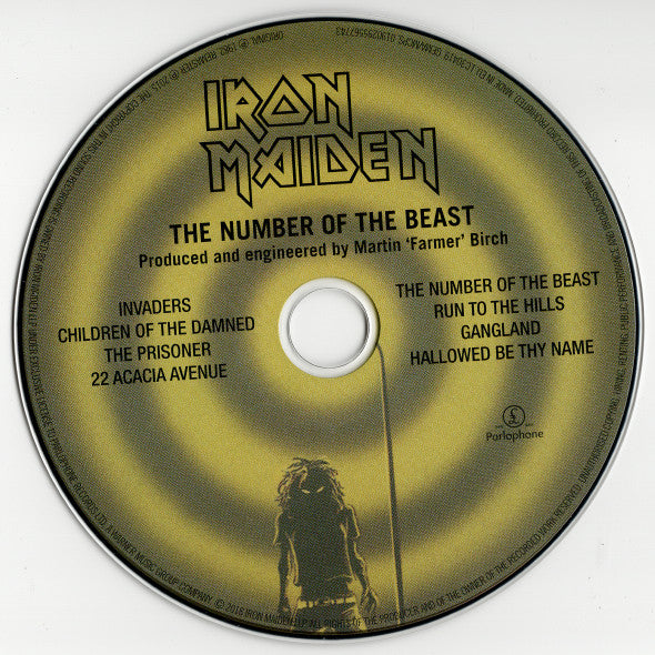 Iron Maiden : The Number Of The Beast (CD, Album, RE, RM, Dig)
